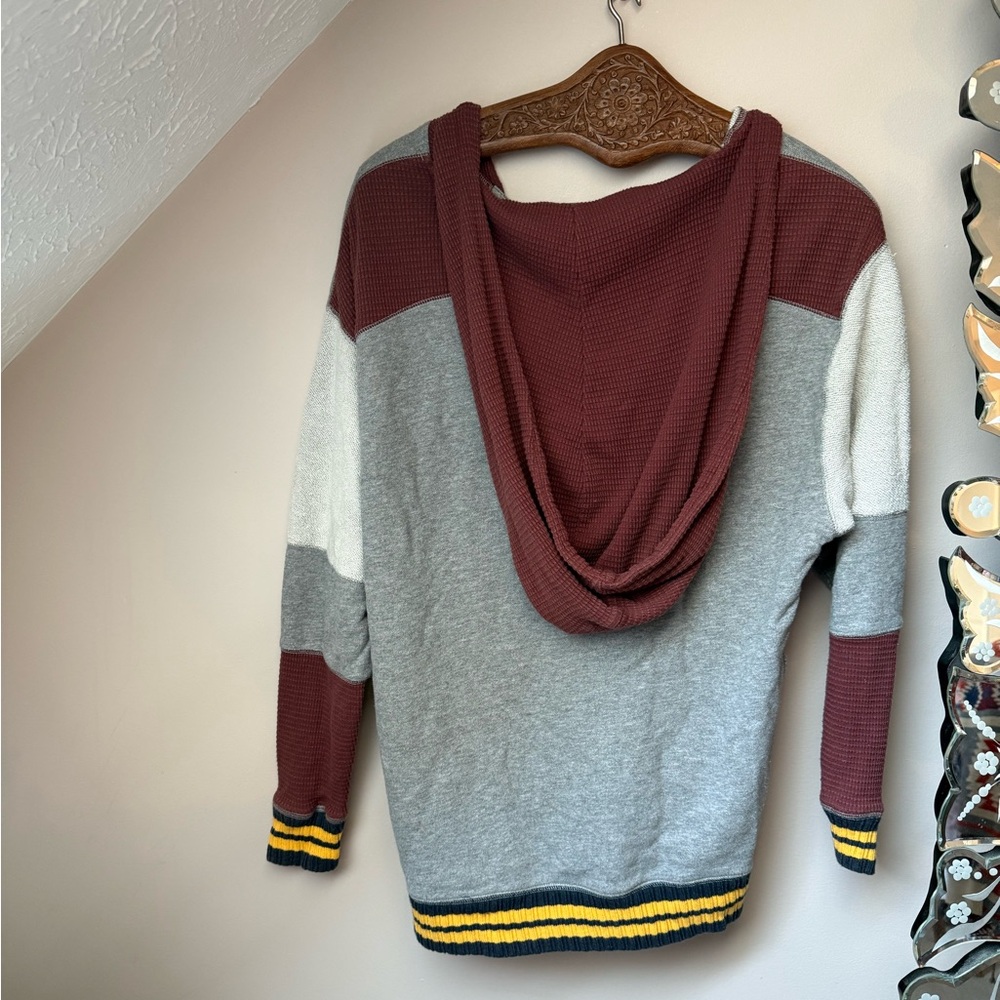 Free People Naomi Oversized Thermal Hoodie - Picture 3 of 3